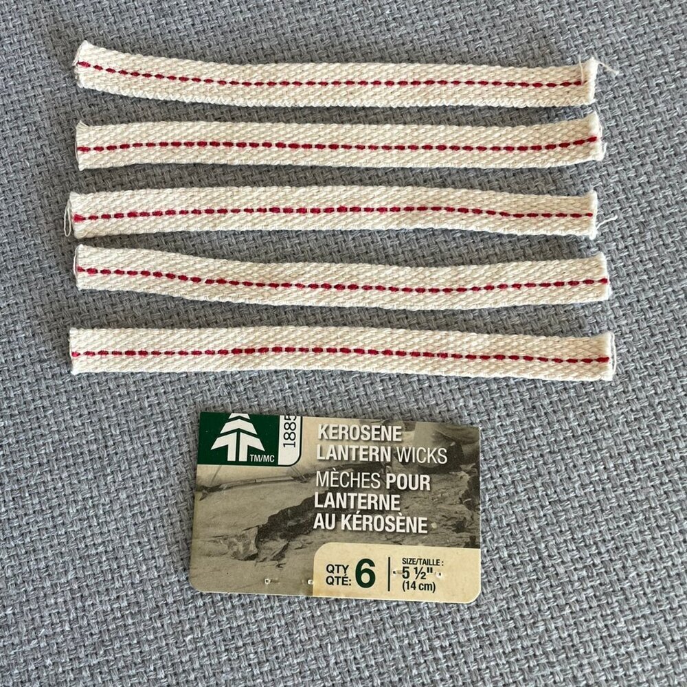 FREE With Bundle Of Two Or More Items, WOODS 5 Kerosene Lantern Wicks 5.5 Inches